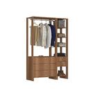 Estante Closet Yes 120cm Com 5 Gavetas E 5 Nichos - Montana