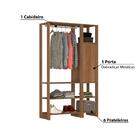 Estante Closet Yes Com 1 Porta E 6 Prateleiras - Montana