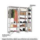 Estante Closet Yes Com 2 Gavetas E 13 Nichos - Branco