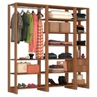 Estante Closet Yes Com 2 Gavetas E 13 Nichos - Montana