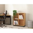 Estante Colmeia 77x84cm 4 Nichos Pradel Móveis Freijó