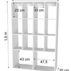 Estante Colmeia Armário Organizador De Escola Bola E Livros N