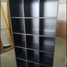 Estante Colmeia Multiuso Preto 185x92x32cm - Deep