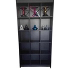 Estante Colmeia Multiuso Preto 185x92x32cm - Deep