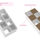 Estante Colmeia Organizadora Modular De Brinquedos Infantil 1