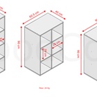 Estante Colmeia Organizadora Modular De Brinquedos Infantil 1