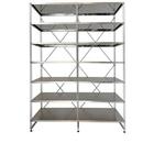 Estante Com 07 Prateleiras Em Aço Inox - Mw