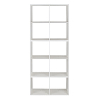 Estante com 10 Nichos 172,5x70,1x30cm Branca Spaceo KUB