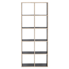 Estante com 10 Nichos 172,5x70,1x30cm Grafite Spaceo KUB