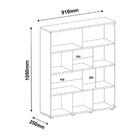 Estante Com 10 Nichos Book Artely