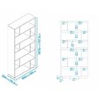 Estante Com 12 Nichos 90cm Multimóveis Cr25097 Branca