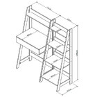 Estante Com 1 Gaveta E 5 Prateleiras Est4001-appunto - Castan