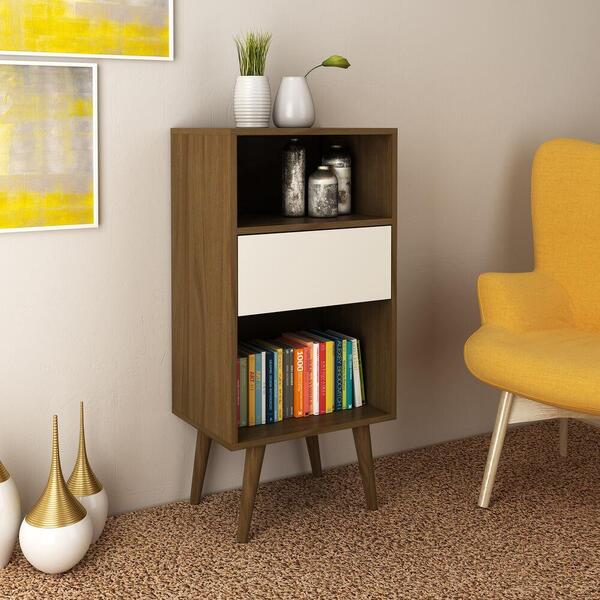 Estante Com 1 Gaveta Multimóveis Cr25009 Capuccino/off White