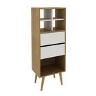 Estante Com 2 Gavetas Multimóveis Cr25010 Natural/off White