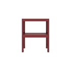 Estante Com 2 Prateleiras Demi Quadra Merlot