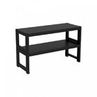 Estante Com 2 Prateleiras Quadra  Preto