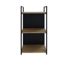 Estante Com 3 Prateleiras 84x45x33cm Com Fundo Yon Vermont/pr