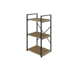 Estante Com 3 Prateleiras 84x45x33cm Yon Vermont/preto