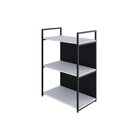 Estante Com 3 Prateleiras 84x60x33cm Com Fundo Yon Branco/pre