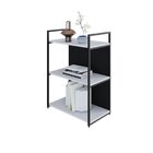 Estante Com 3 Prateleiras 84x60x33cm Com Fundo Yon Branco/pre