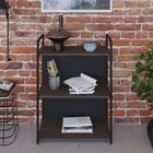 Estante Com 3 Prateleiras 84x60x33cm Com Fundo Yon Terracota/