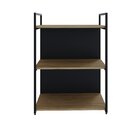 Estante Com 3 Prateleiras 84x60x33cm Com Fundo Yon Vermont/pr