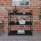 Estante Com 3 Prateleiras 84x80x33cm Yon Preto