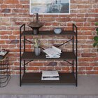 Estante Com 3 Prateleiras 84x80x33cm Yon Terracota/preto