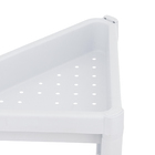 Estante com 3 Prateleiras Branco Geo Cant 3 76,5x33x33 Grifit