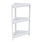 Estante com 3 Prateleiras Branco Geo Cant 3 76,5x33x33 Grifit