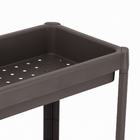 Estante com 3 Prateleiras Cinza Geo BASE 3 76,5x36x23 Grifit