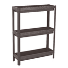 Estante com 3 Prateleiras Cinza Geo Lin 3 76,5x54x18 Grifit