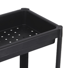 Estante com 3 Prateleiras Preto Geo BASE 3 76,5x36x23 Grifit