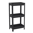 Estante com 3 Prateleiras Preto Geo BASE 3 76,5x36x23 Grifit