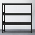 Estante Com 3 Prateleiras Quadra  Preto