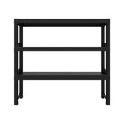 Estante Com 3 Prateleiras Quadra  Preto