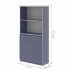 Estante Com 3 Prateleiras Safira Azul