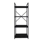 Estante Com 4 Prateleiras 118x45x33cm Yon Preto