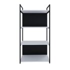 Estante Com 4 Prateleiras 118x60x33cm Com Fundo Yon Branco/pr