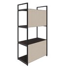 Estante Com 4 Prateleiras 118x60x33cm Com Fundo Yon Terracota