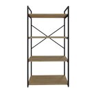 Estante Com 4 Prateleiras 118x60x33cm Yon Vermont/preto
