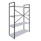 Estante Com 4 Prateleiras 118x80x33cm Yon Branco/preto