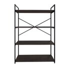 Estante Com 4 Prateleiras 118x80x33cm Yon Terracota/preto