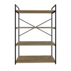 Estante Com 4 Prateleiras 118x80x33cm Yon Vermont/preto