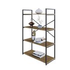 Estante Com 4 Prateleiras 118x80x33cm Yon Vermont/preto