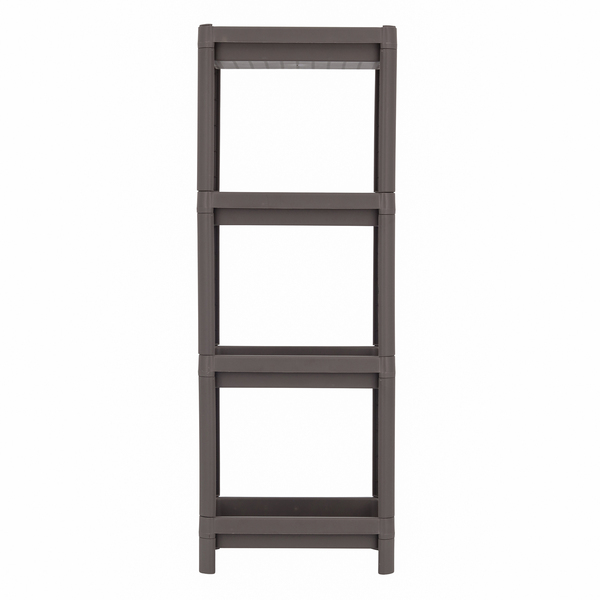 Estante com 4 Prateleiras Cinza Geo BASE 4 112,5x36x23 Grifit