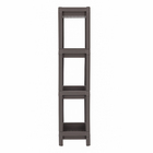 Estante com 4 Prateleiras Cinza Geo BASE 4 112,5x36x23 Grifit