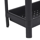 Estante com 4 Prateleiras Preto Geo BASE 4 112,5x36x23 Grifit