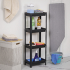 Estante com 4 Prateleiras Preto Geo BASE 4 112,5x36x23 Grifit