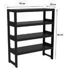 Estante Com 4 Prateleiras Quadra  Navy